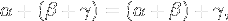 alpha plus beta plus gamma LaTeX