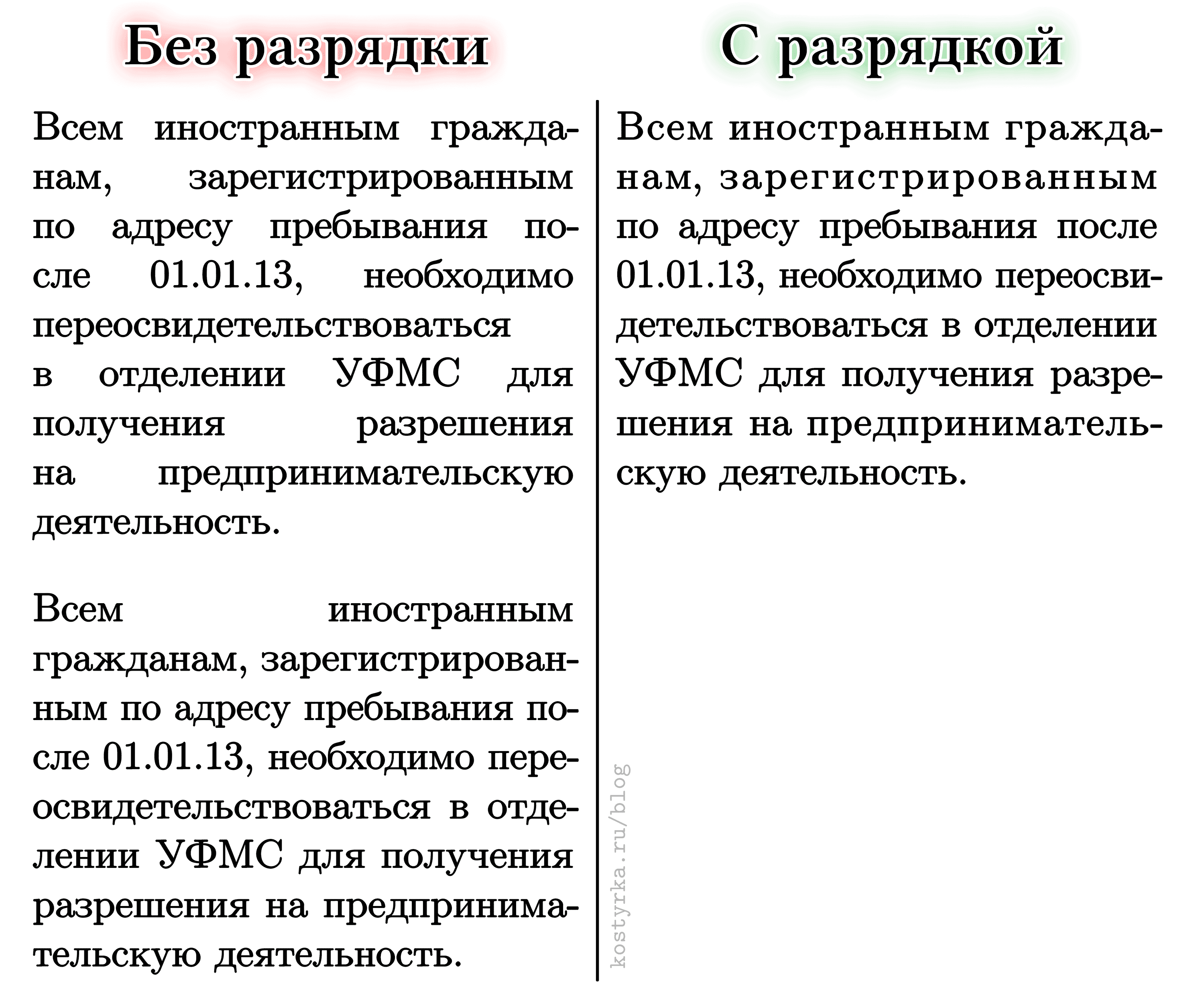 Так ли строг запрет на разрядку строчных?